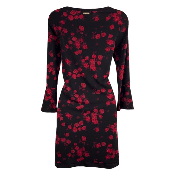 Michael Kors GORGEOUS Red Roses Dress - Picture 4 of 10